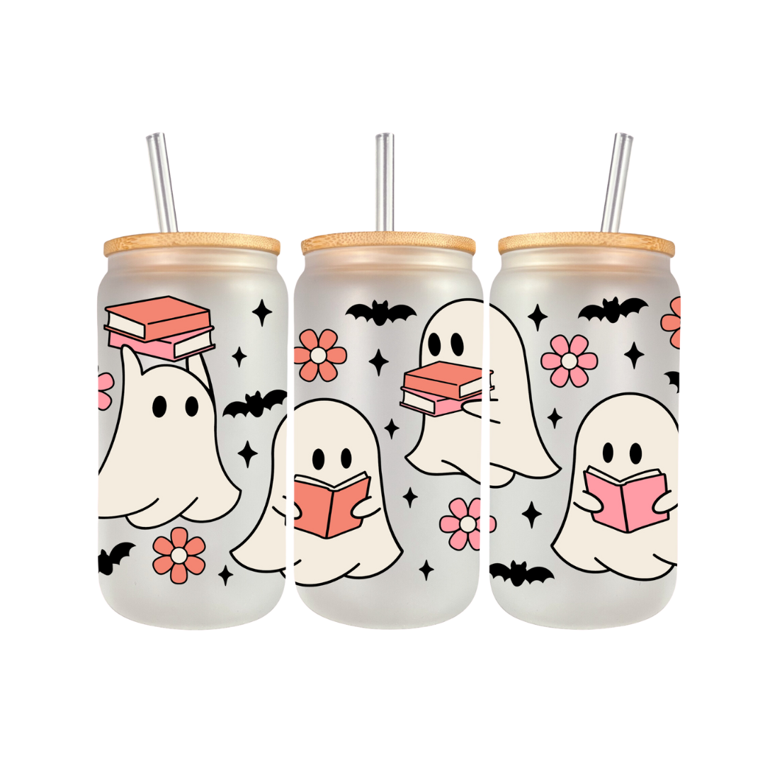Ghost & Books Tumbler