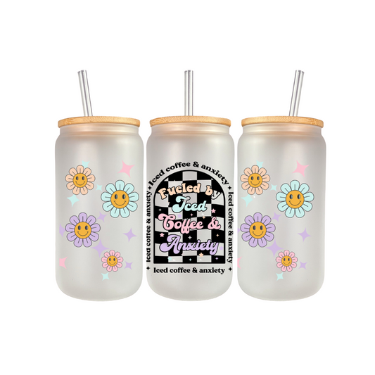 Fuled By Coffee & Anxiety Tumbler