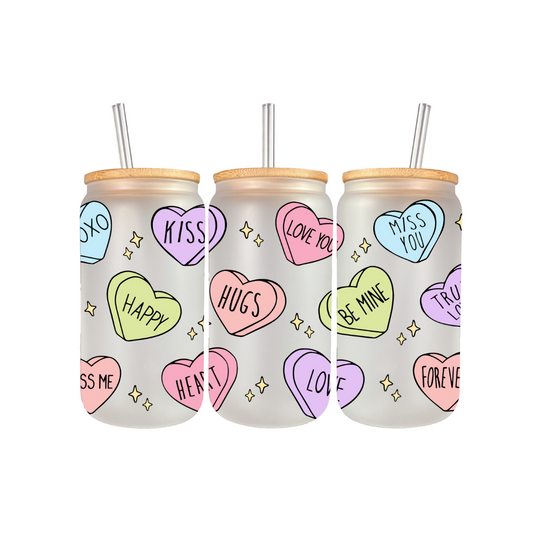 Conversation Hearts Tumbler